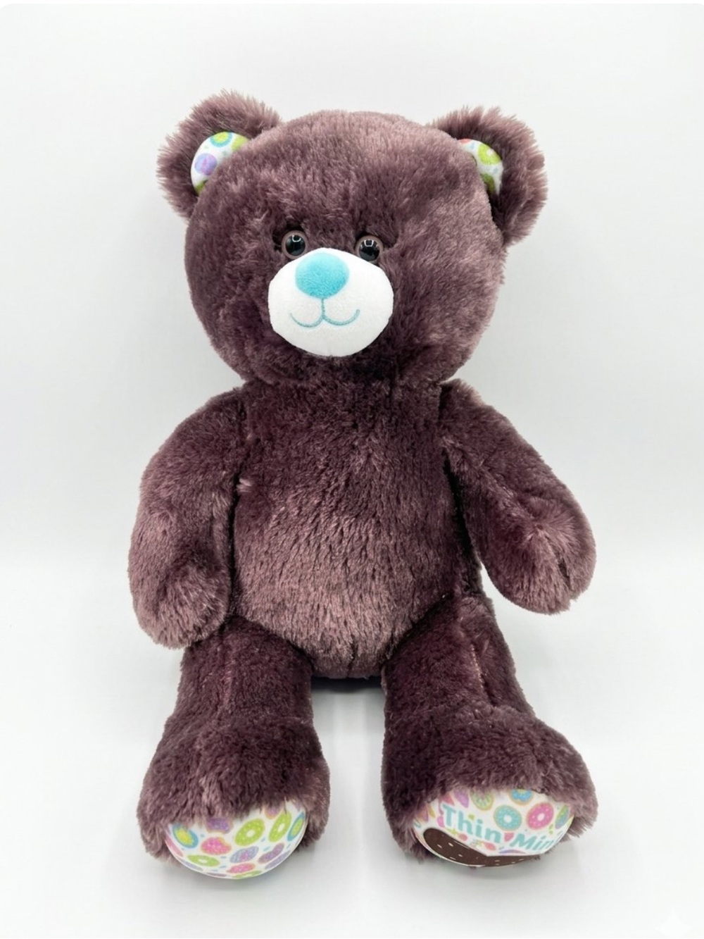 Build A Bear brown Girl Scout Teddy bear thin mint cookie plush soft fuzzy